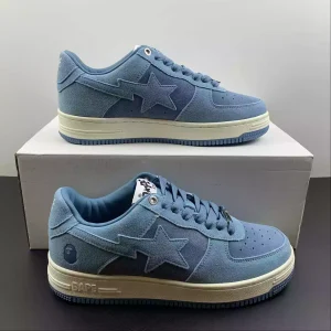 A Bathing Ape Bape Sta Low "Blue"