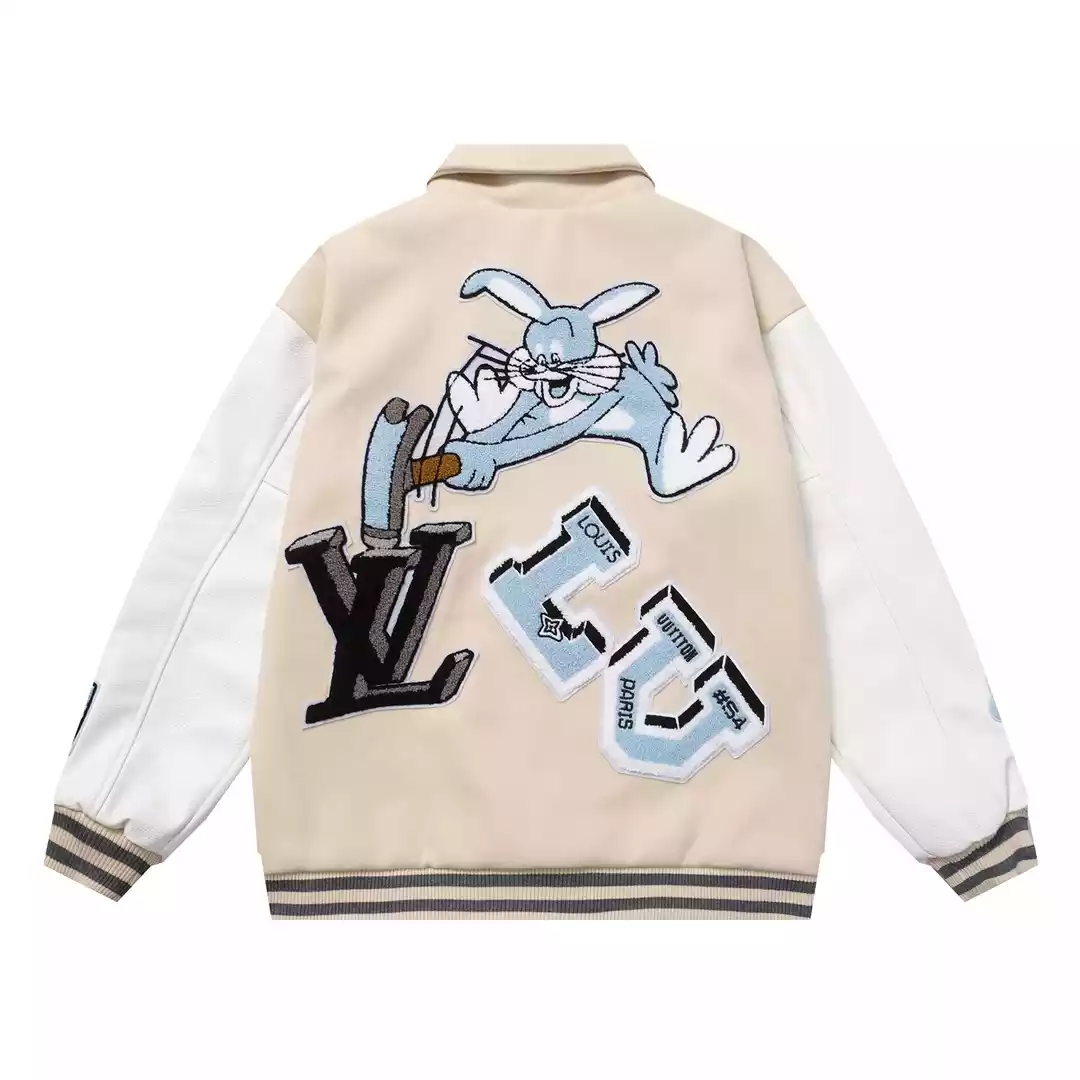 Chaqueta Bomber Louis Vuitton "Bugs Bunny Cream" G5 - Imagen 2