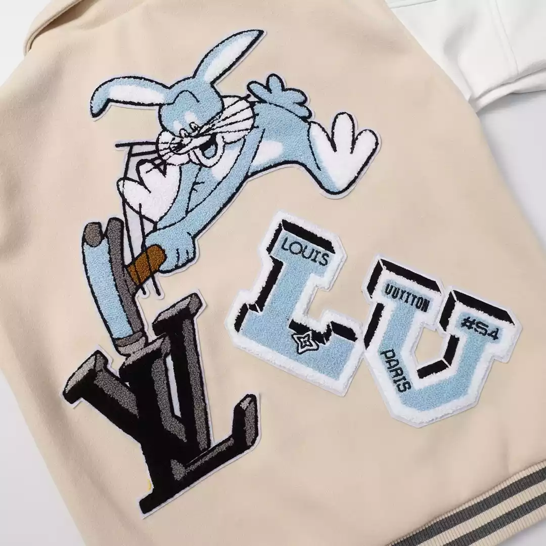 Chaqueta Bomber Louis Vuitton "Bugs Bunny Cream" G5 - Imagen 7