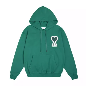 Sudadera con capucha Ami Paris marrón