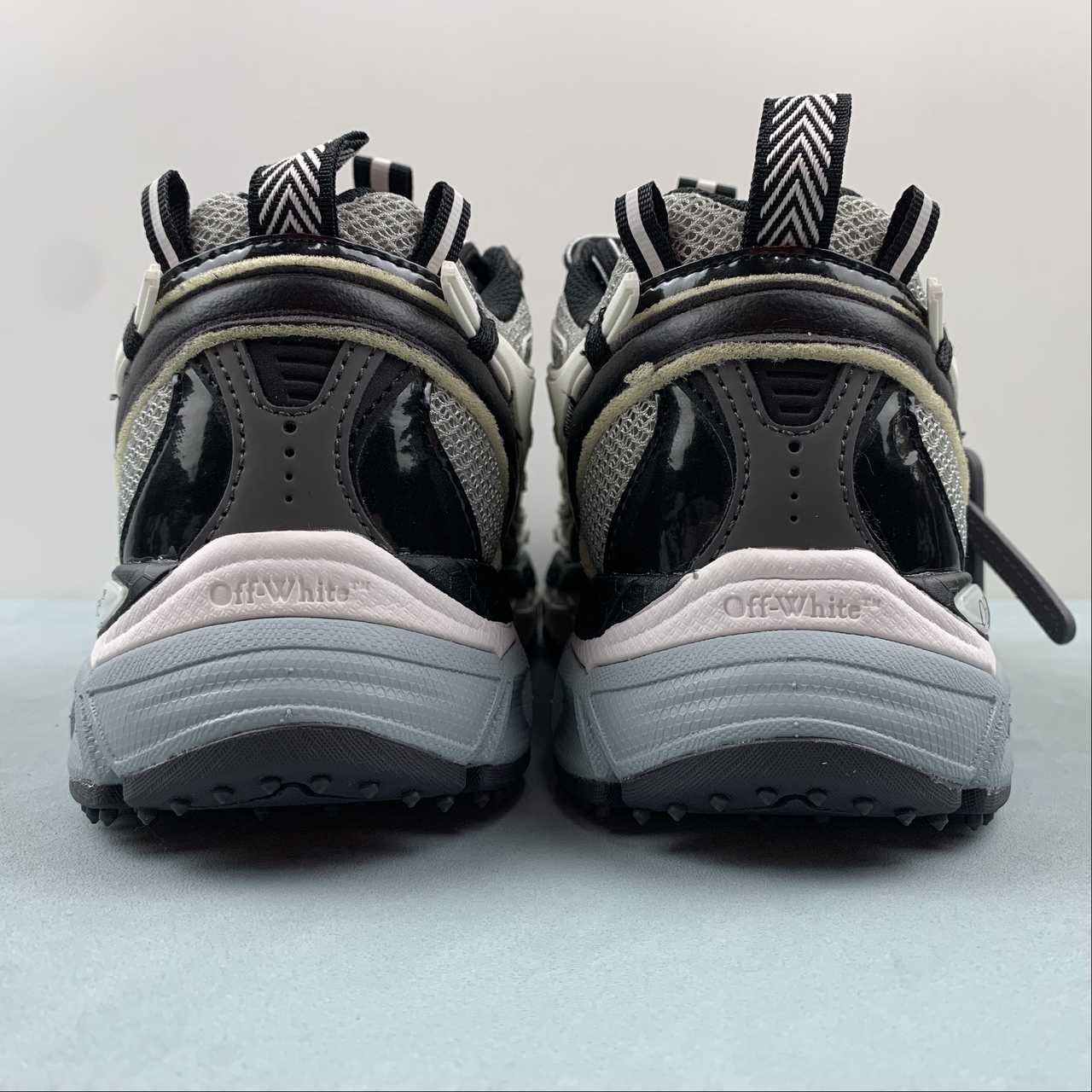 OFF-WHITE "Be Right Back" negro/gris - Imagen 4