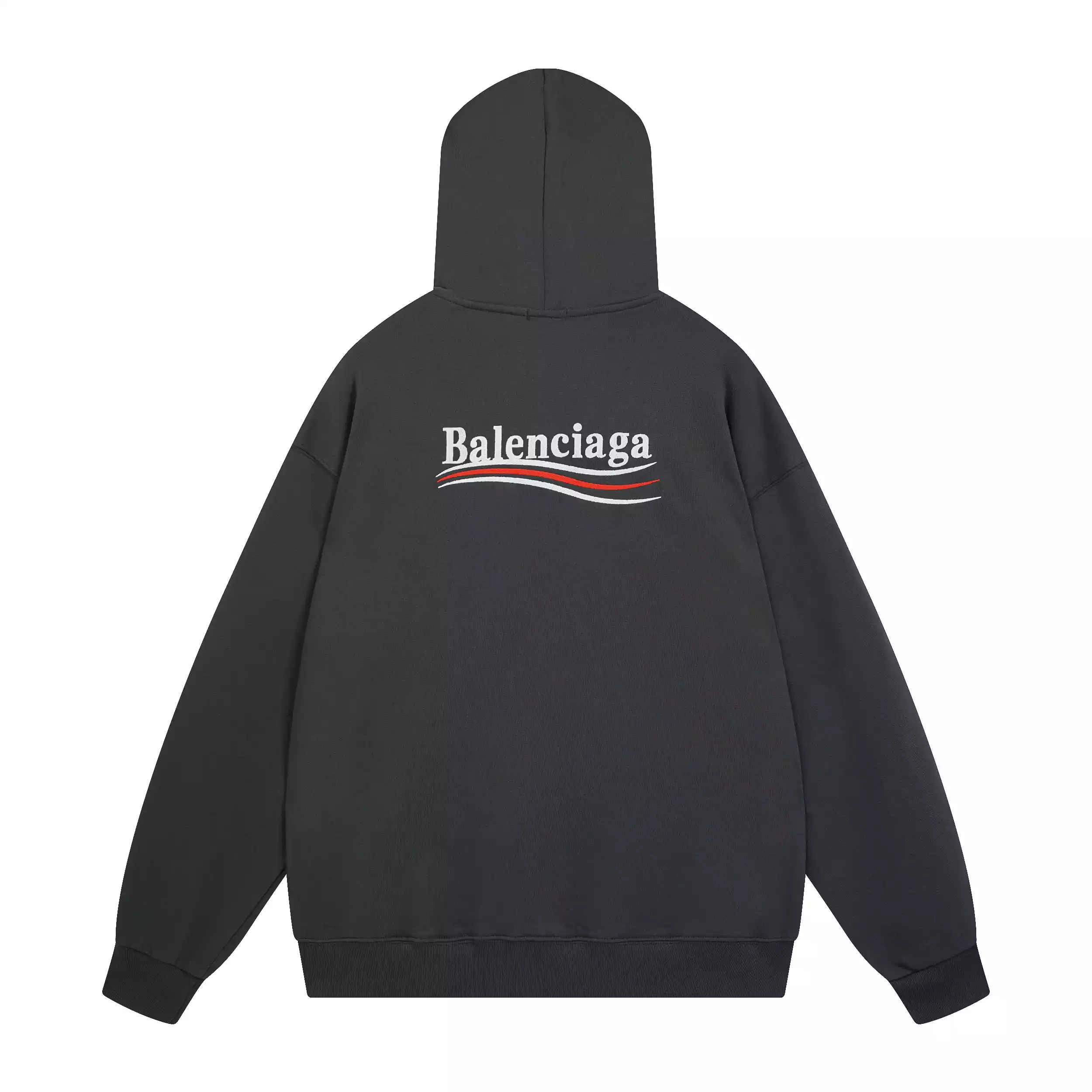 Sudadera negra con capucha Balenciaga - Imagen 2