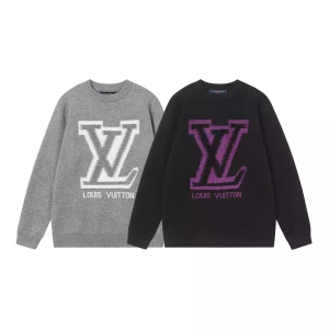 Suéter Louis Vuitton "Big Logo" gris/negro