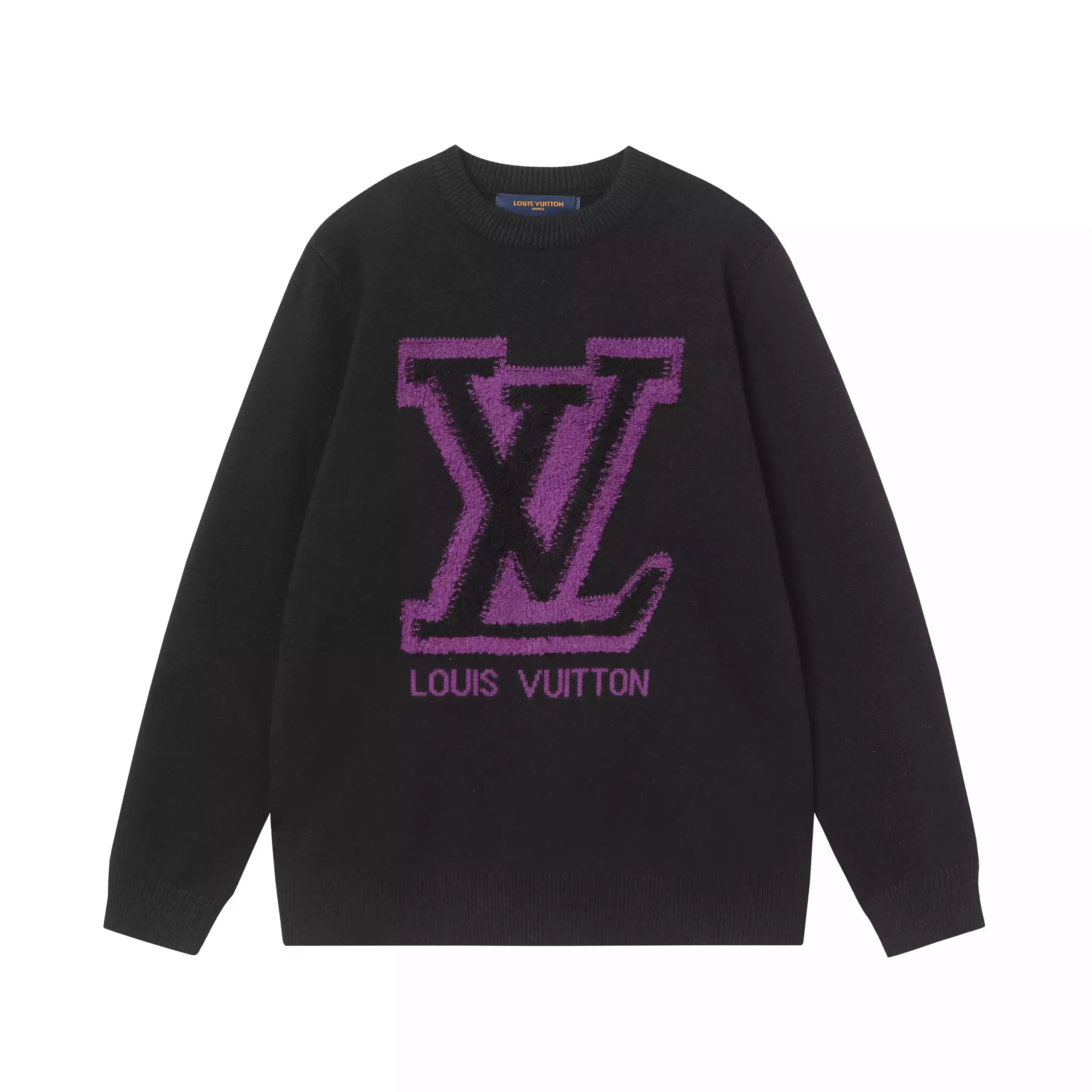 Suéter Louis Vuitton "Big Logo" gris/negro - Imagen 4