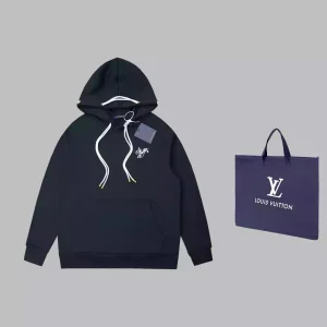 Sudadera con capucha azul marino Louis Vuitton