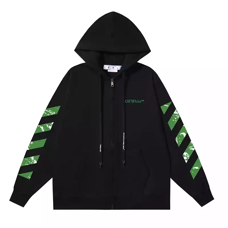 Sudadera negra con capucha Off-White - Imagen 2