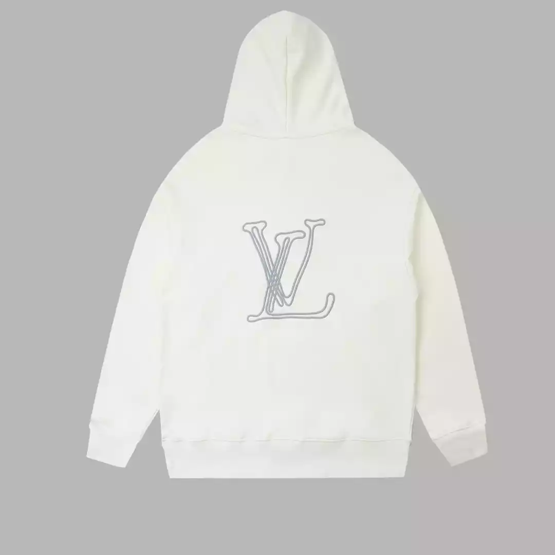 Sudadera con capucha blanca Louis Vuitton - Imagen 2