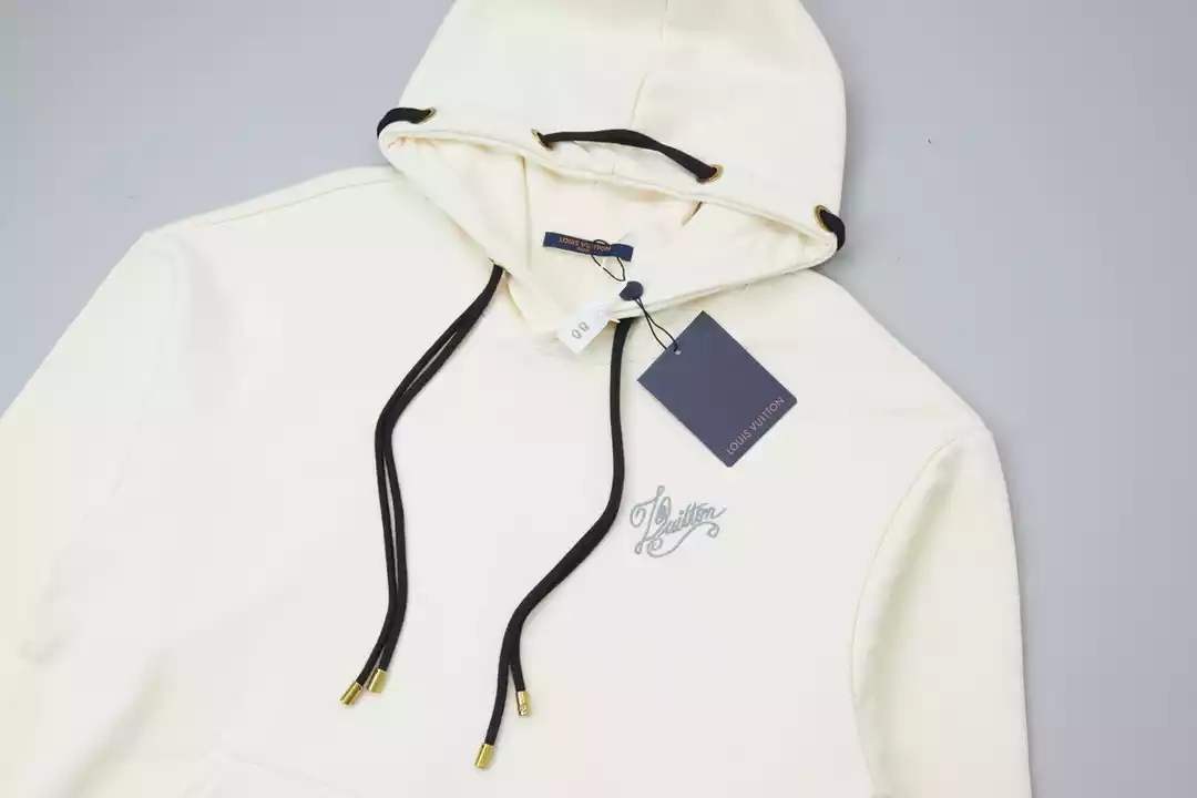 Sudadera con capucha blanca Louis Vuitton - Imagen 3