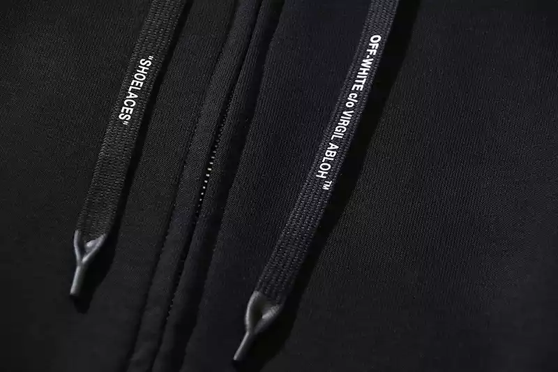 Sudadera negra con capucha Off-White - Imagen 4