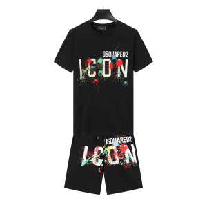 conjunto corto DSQ Negro
