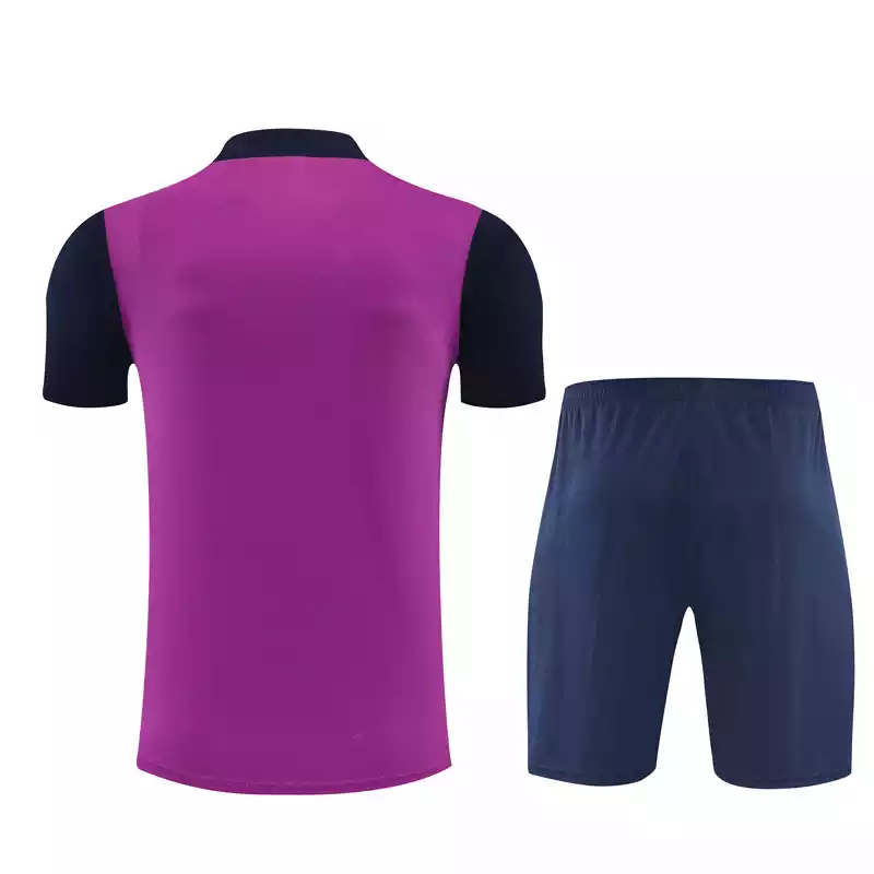 conjunto Nike Barcelona manga corta morada - Imagen 3