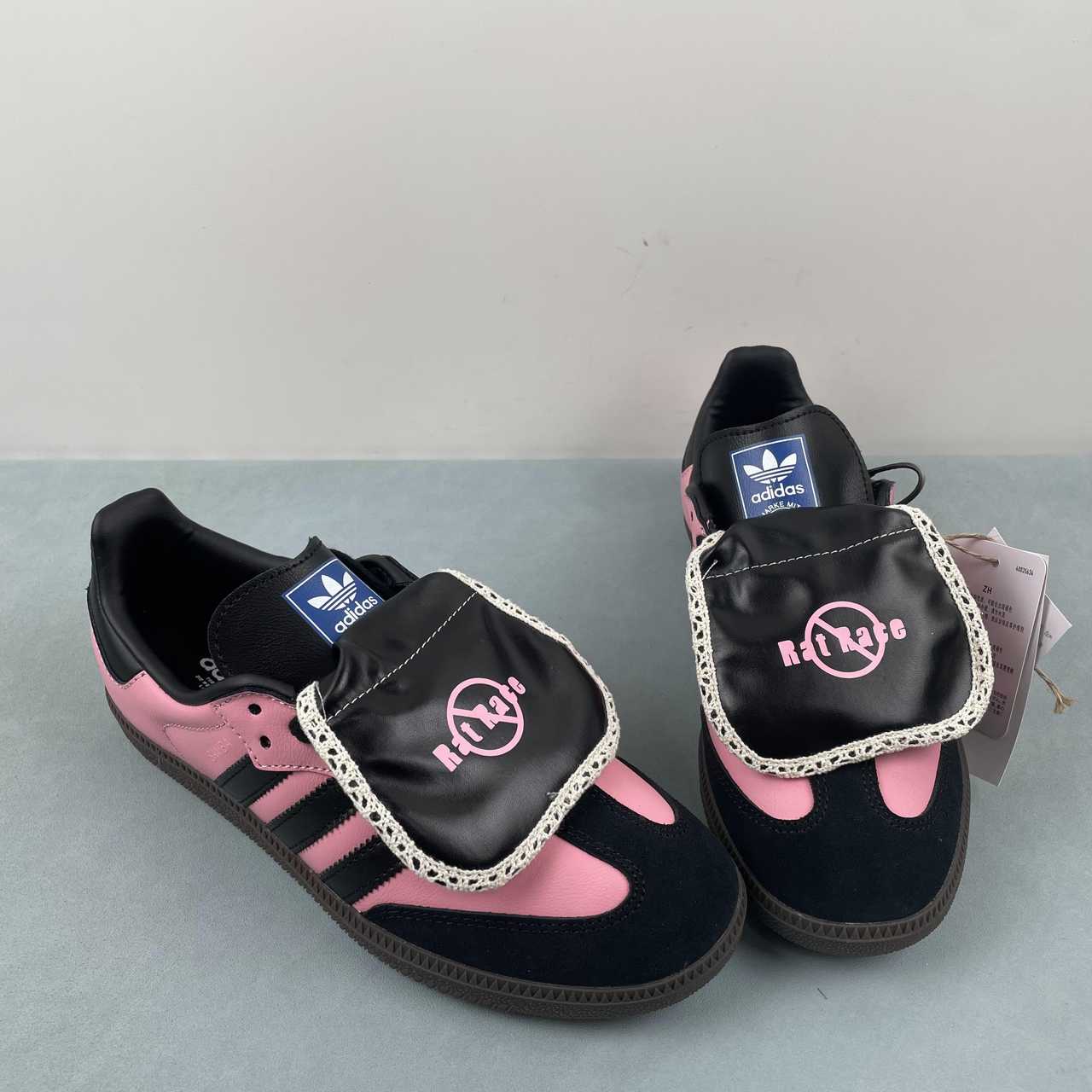 Adidas Samba Rosinegra lengüeta larga - Imagen 4