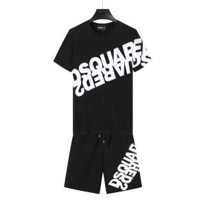 conjunto corto DSQUARED2 Negro y Blanco