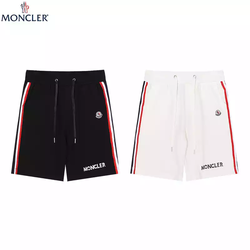 Pantalón corto Moncler blanco/negro