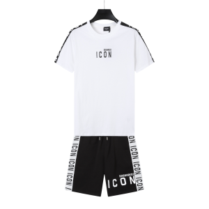 conjunto corto DSQ ICON blanca