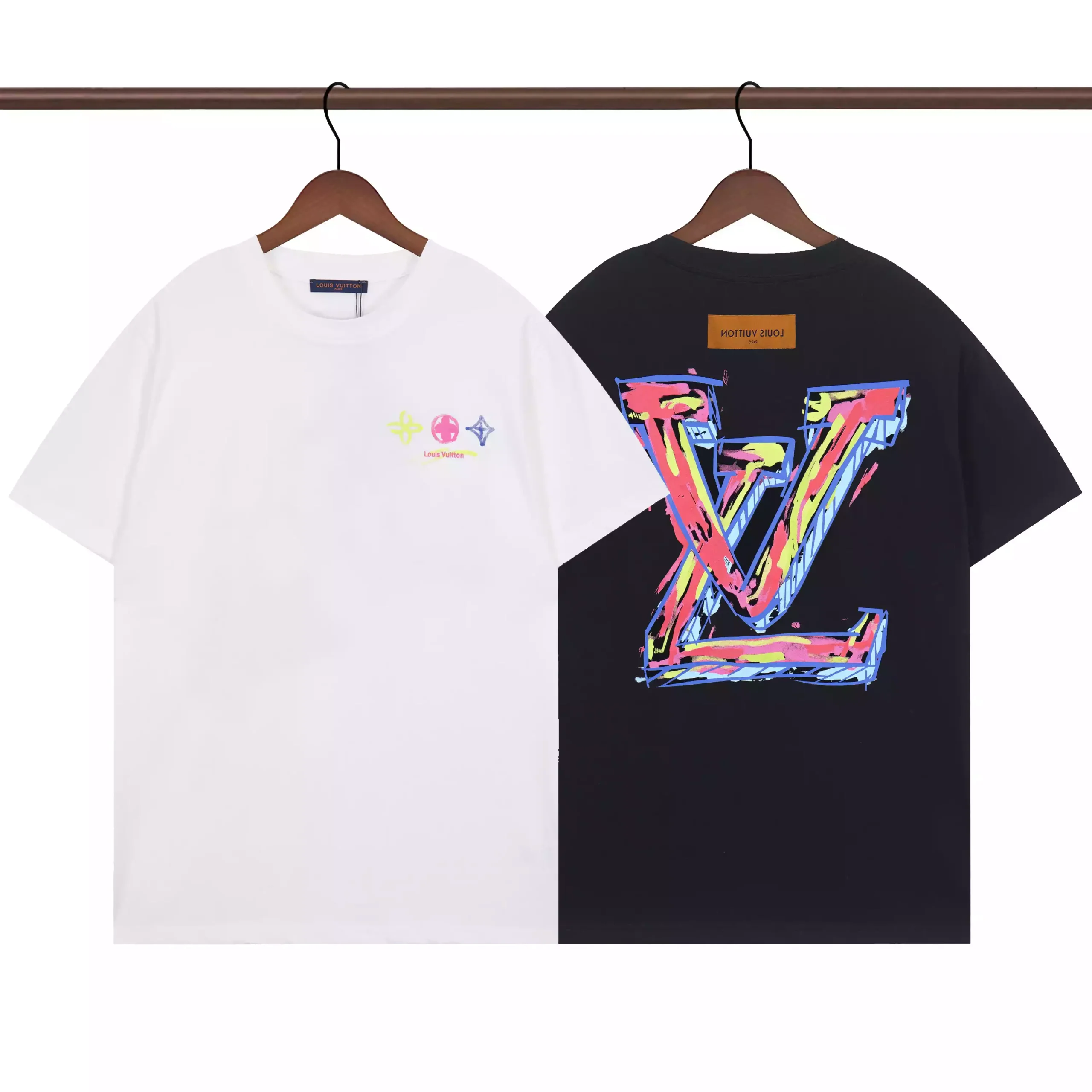 Camiseta Louis Vuitton logo colores