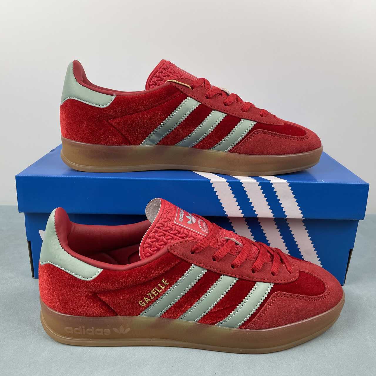 Adidas Gazelle Rojo terciopelado