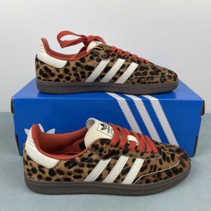 Adidas SAMBA leopardo blanco
