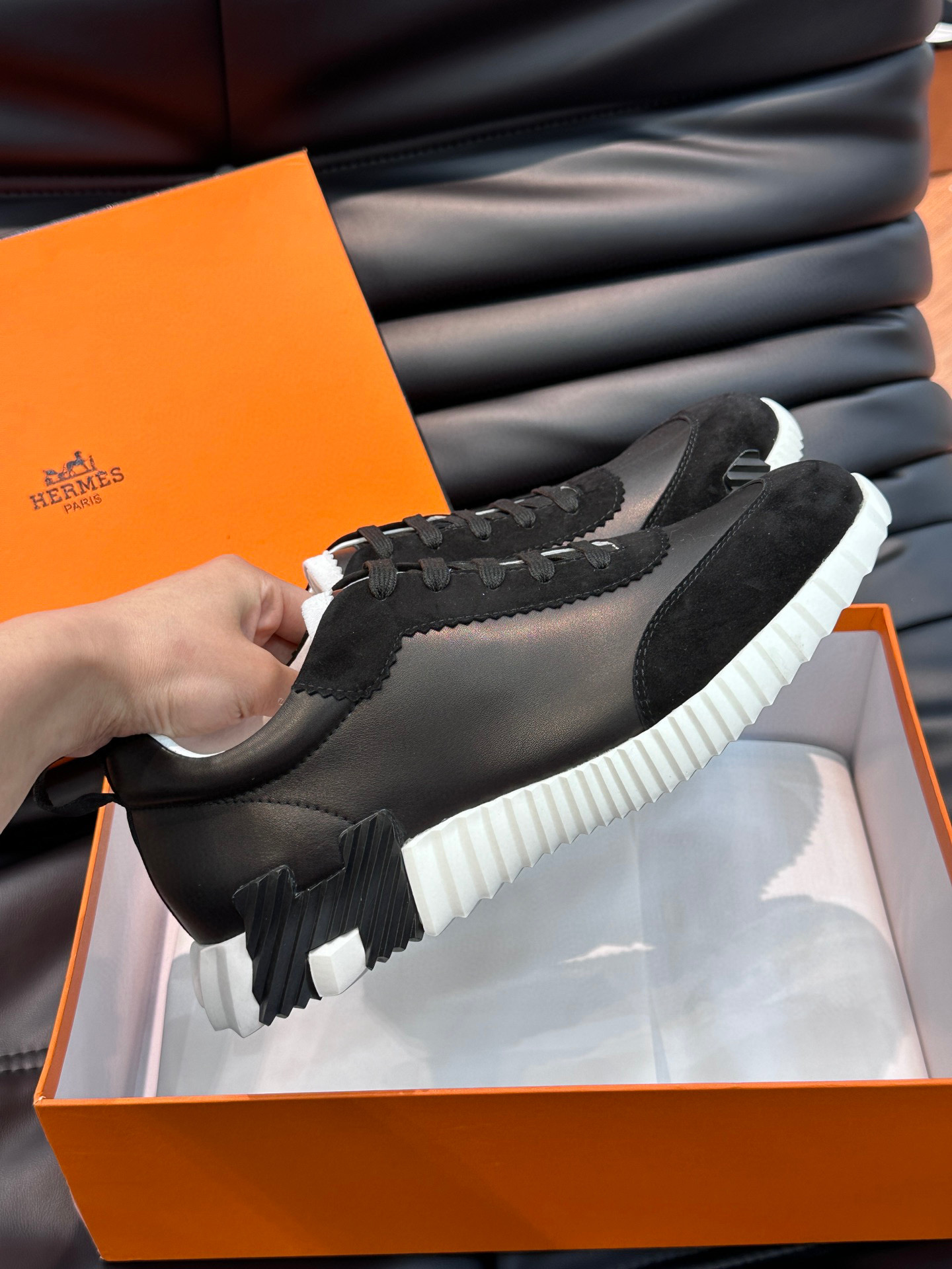 Deportivas HERMES Bouncing N.3 NEGRAS