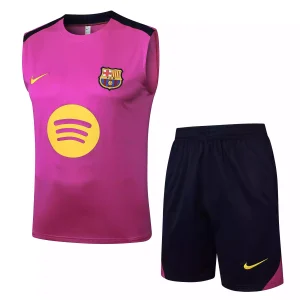 conjunto Nike corto morado del Barcelona