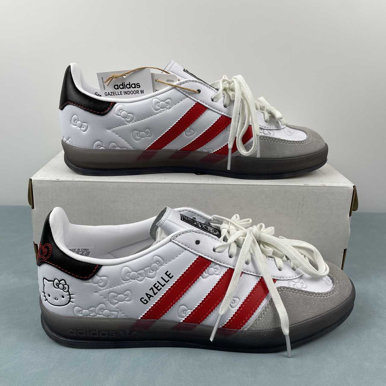 Adidas Gazelle Blanco Hello Kitty