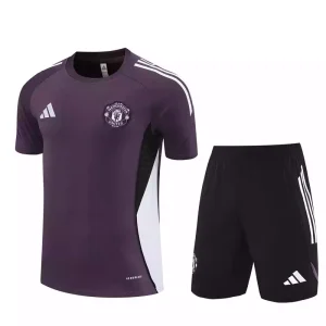 conjunto adidas morado del Manchester United