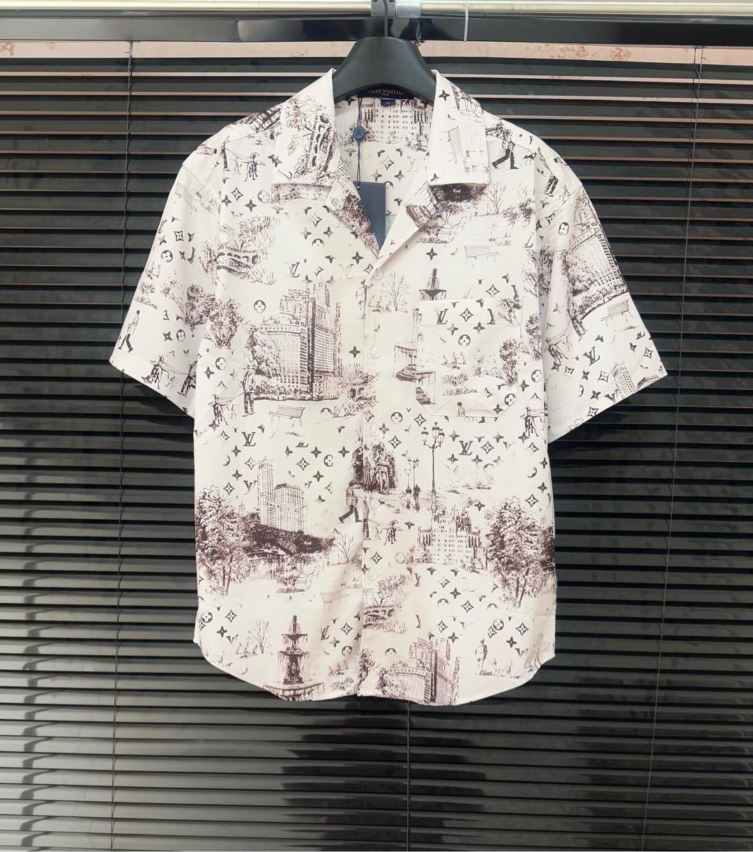 Conjunto corto Gucci blanco/marron GG G5 - Imagen 2