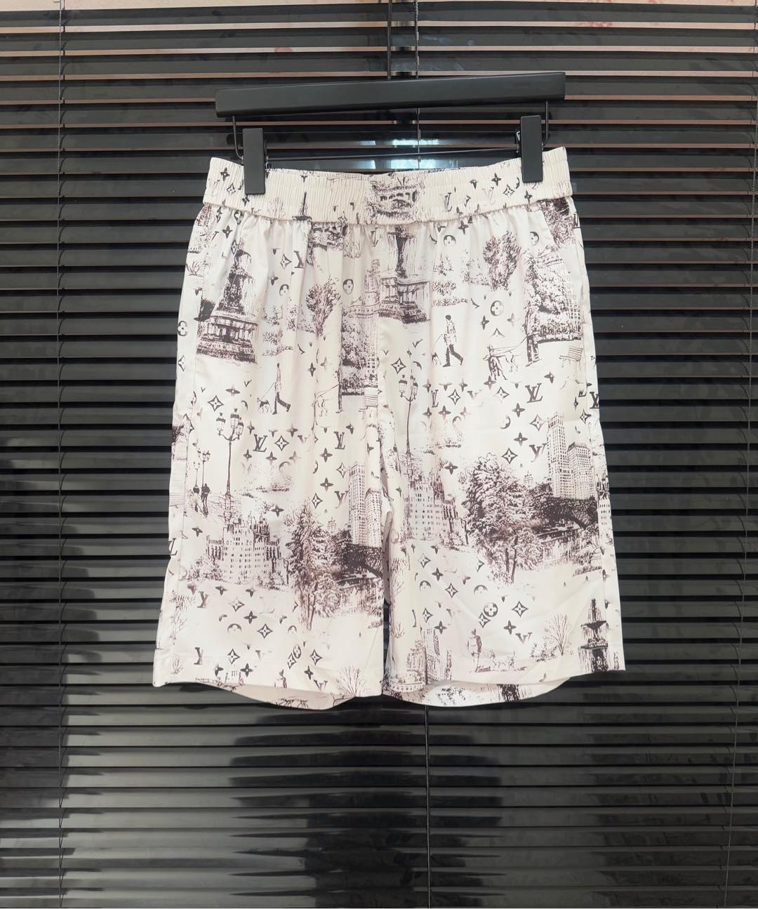 Conjunto corto Gucci blanco/marron GG G5 - Imagen 5