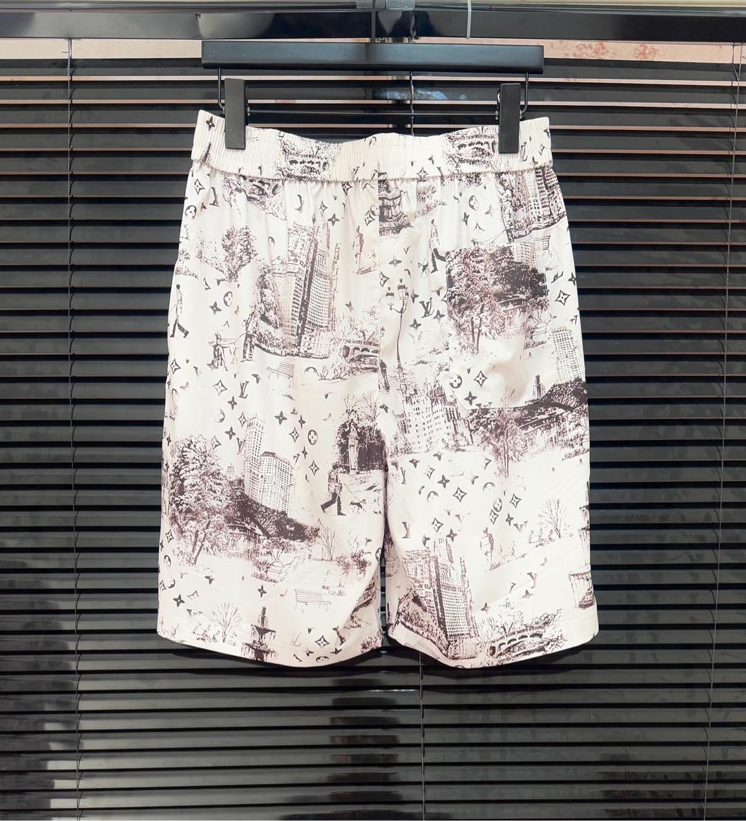 Conjunto corto Gucci blanco/marron GG G5 - Imagen 4