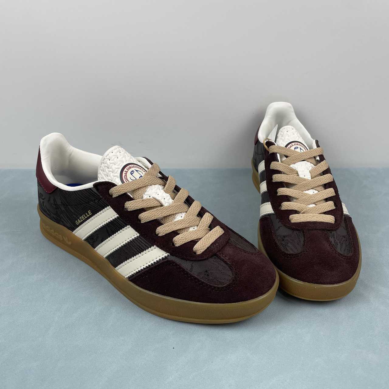 Adidas Gazelle Bicolor (negro/granate) - Imagen 3