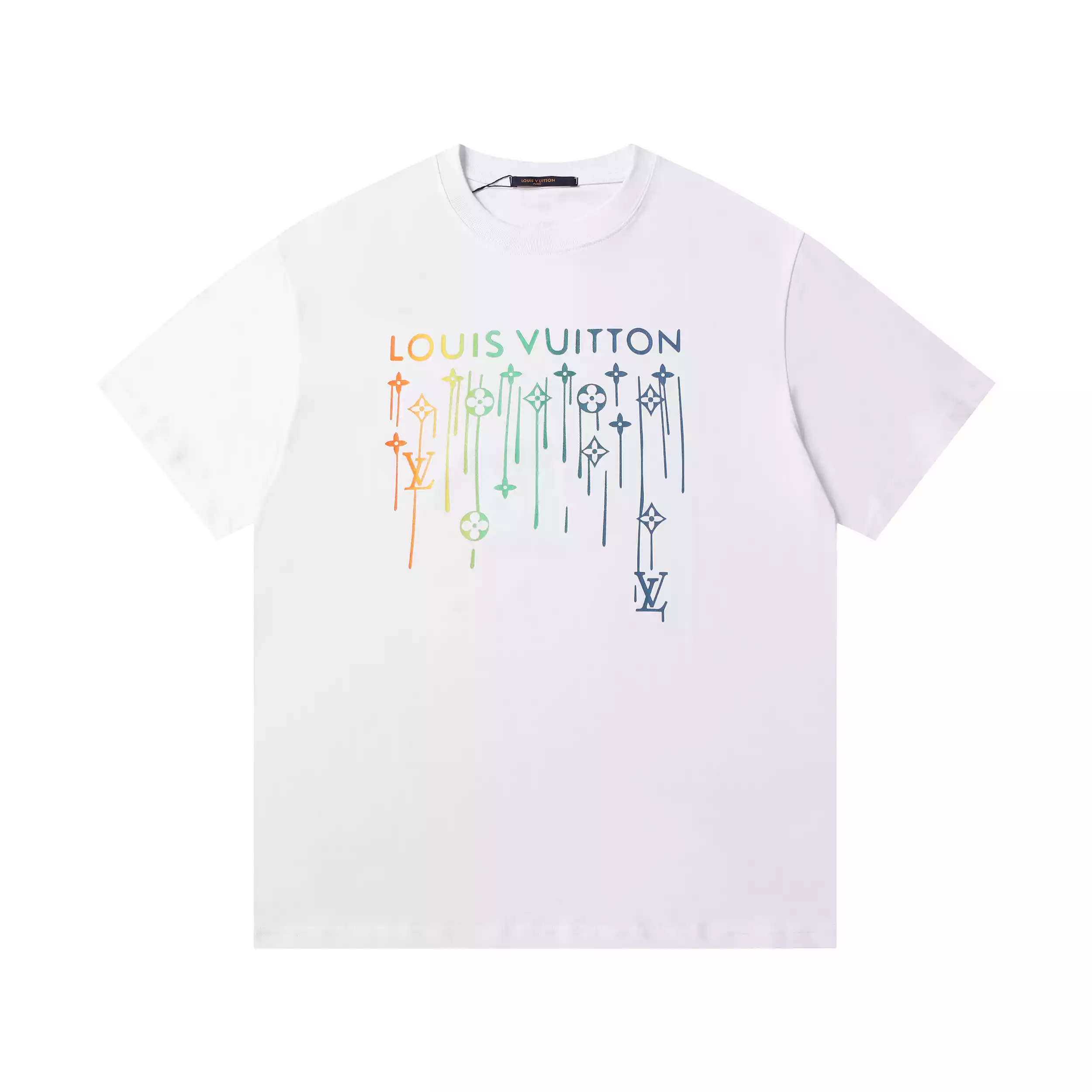 Camiseta Louis Vuitton Logo arcoiris - Imagen 4