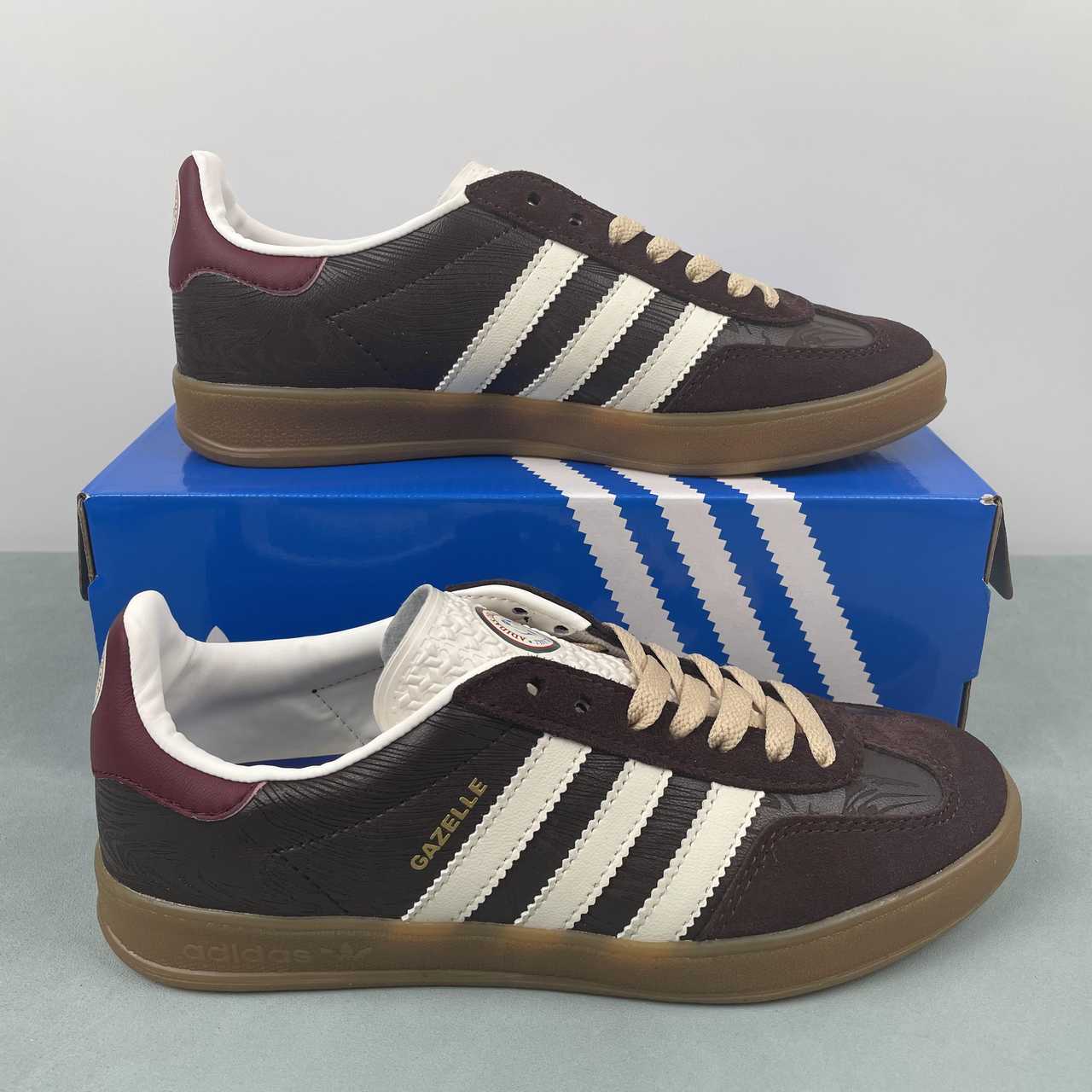 Adidas Gazelle Bicolor (negro/marrón)