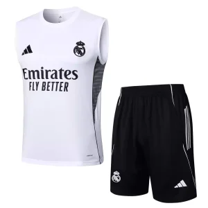 conjunto corto blanco del Real Madrid