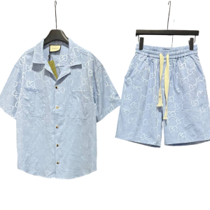 Conjunto corto Gucci azul GG G5