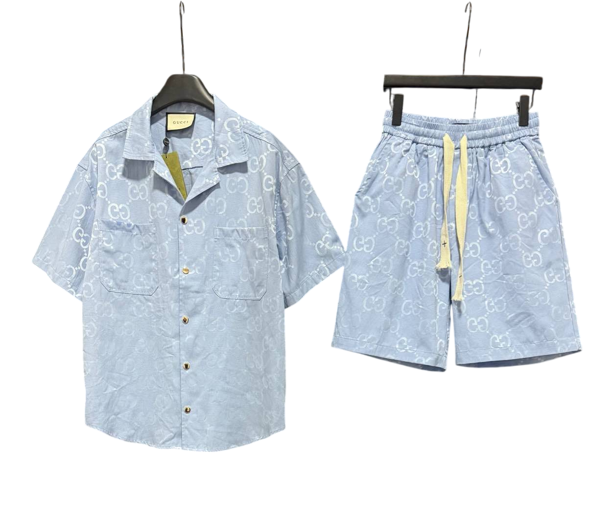 Conjunto corto Gucci azul GG G5