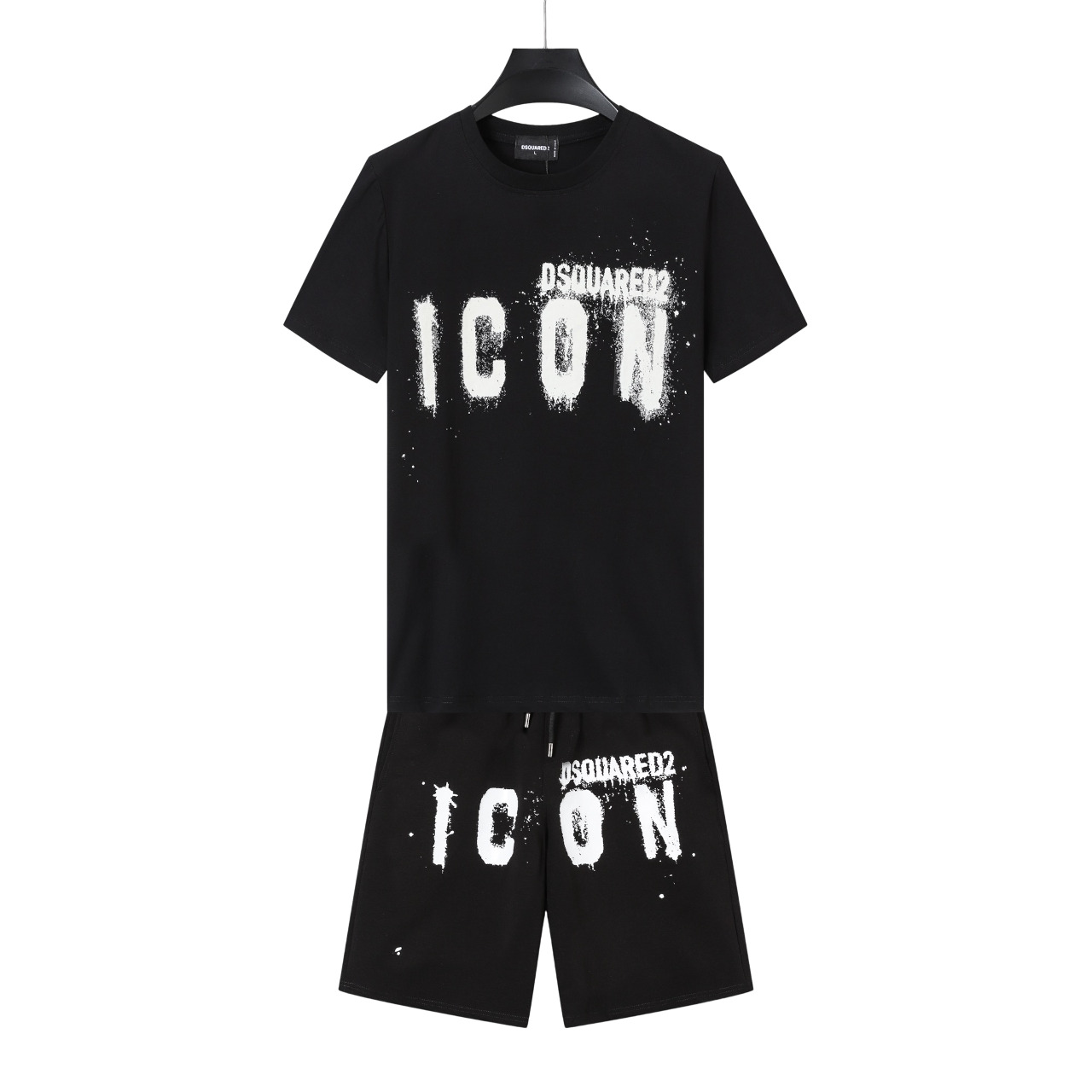 conjunto corto DSQ Negro