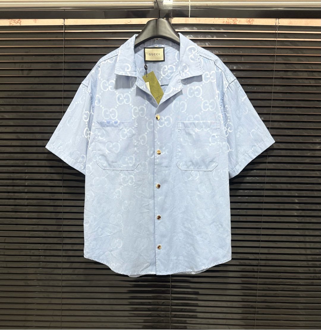 Conjunto corto Gucci azul GG G5 - Imagen 2
