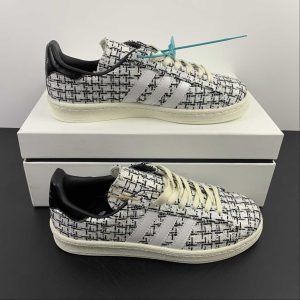 Adidas Campus Blanco-negro (estampado)