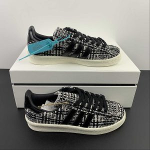 Adidas Campus Negro-blanco (estampado)