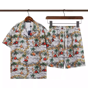 Conjunto corto Louis Vuitton hawaiano