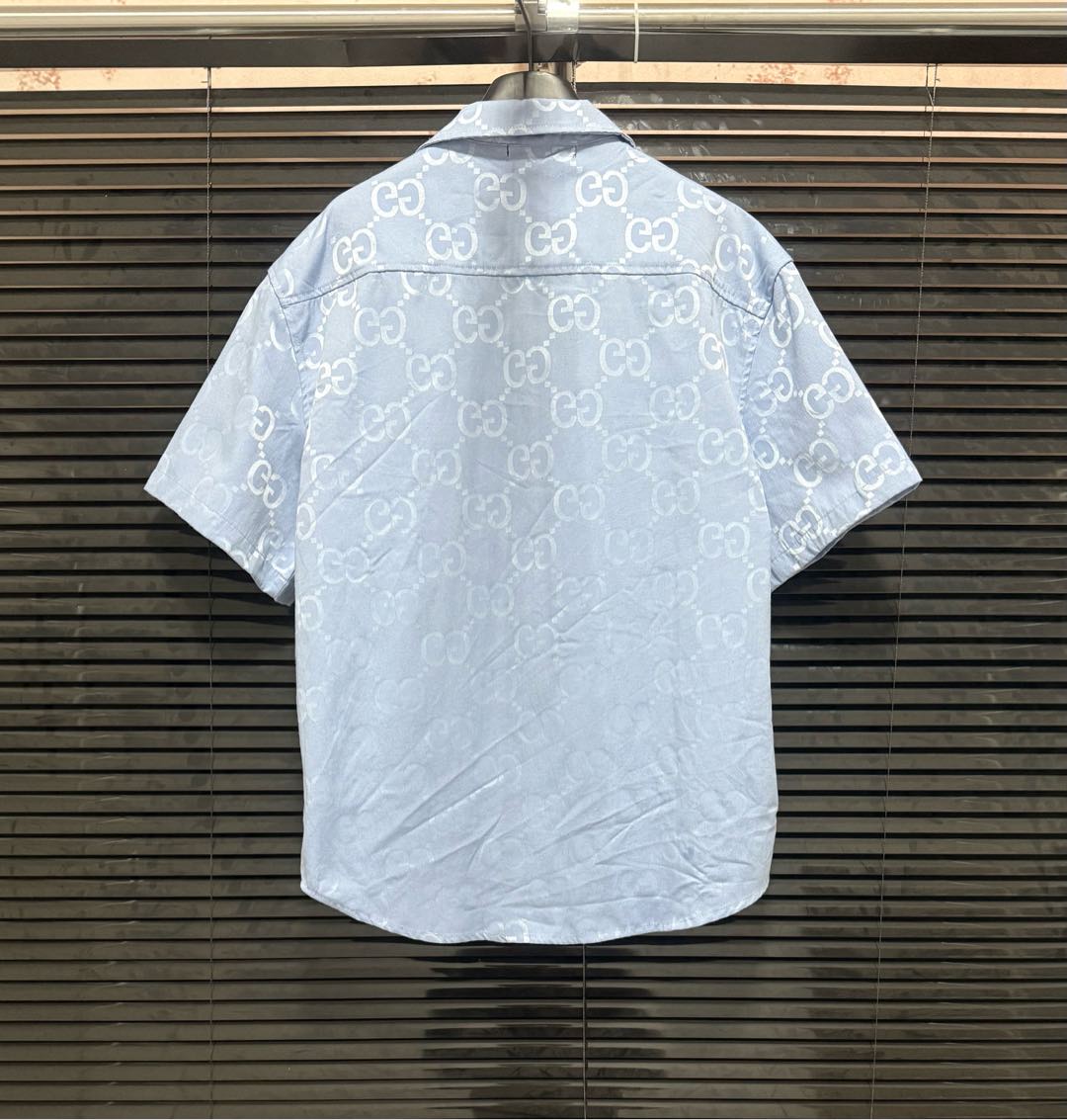 Conjunto corto Gucci azul GG G5 - Imagen 3