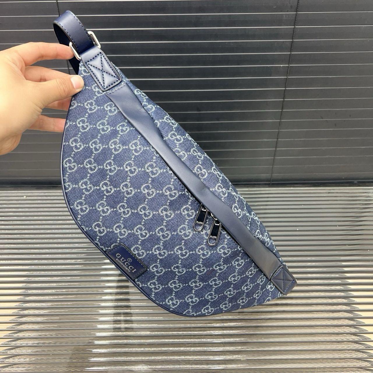 Riñonera mujer Gucci azul - Imagen 5
