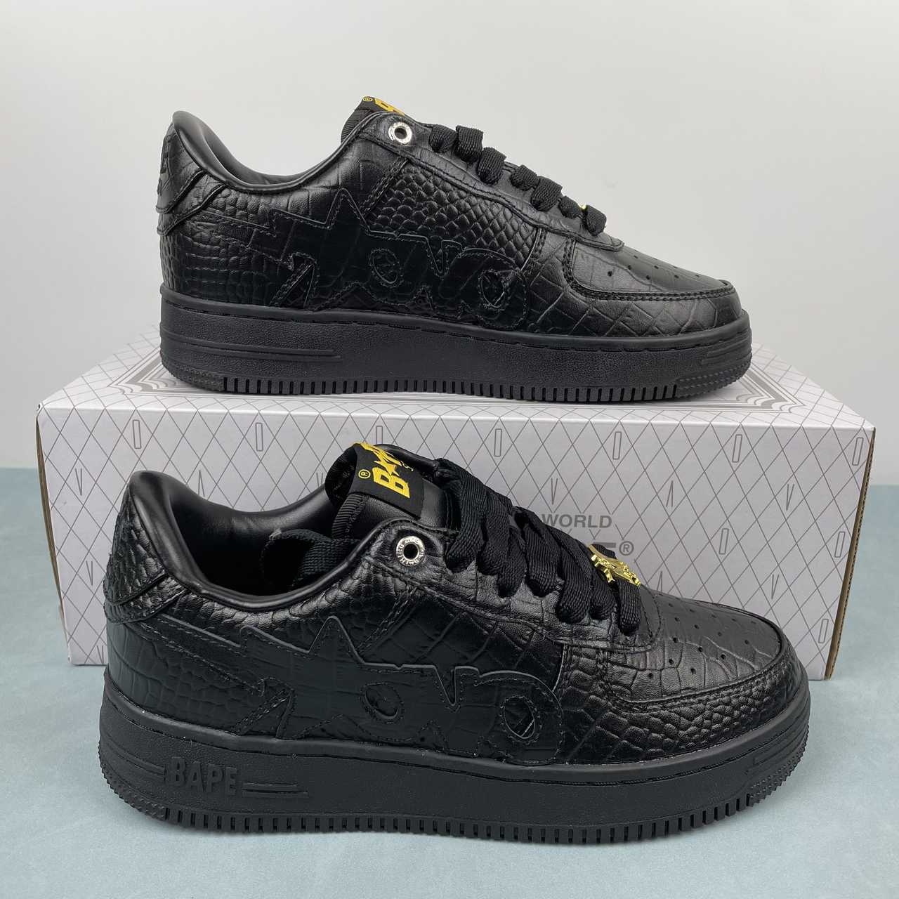 A Bathing Ape Bape Sta Low Black
