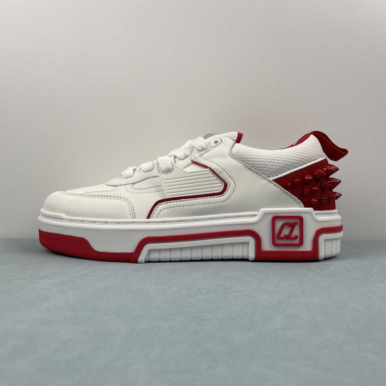 Christian Louboutin Astroloubi Flat White/Red - Imagen 6