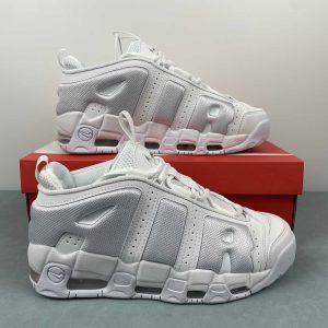 Nike Air More Uptempo Low White/Grey