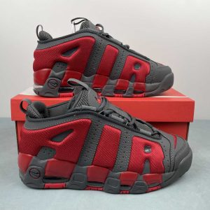 Nike Air More Uptempo Low Black/Red
