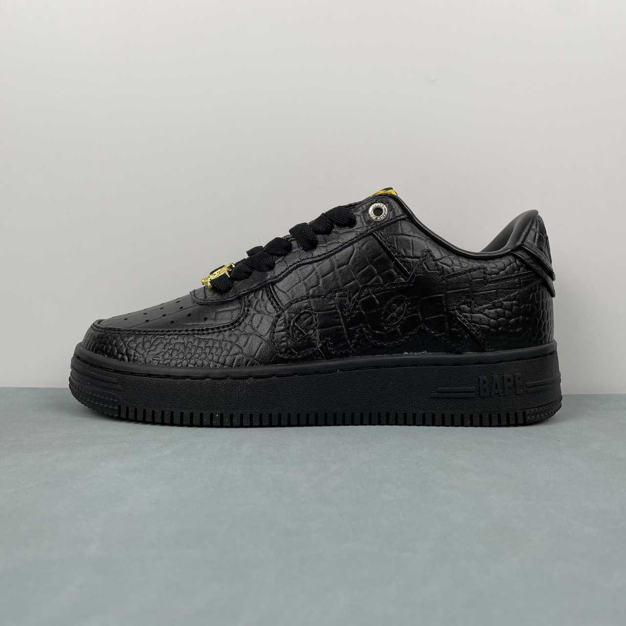 A Bathing Ape Bape Sta Low Black - Imagen 6