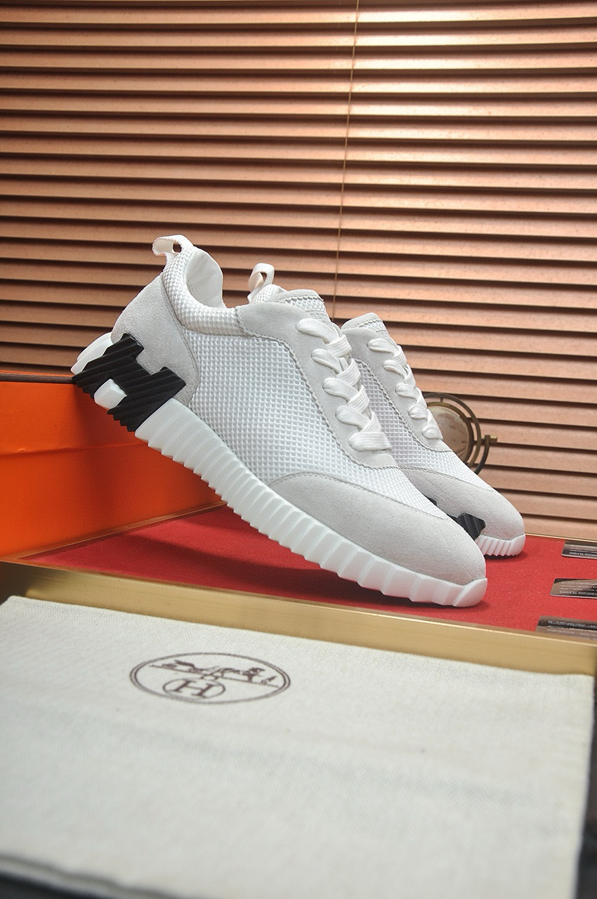 Deportivas HERMES Bouncing N.4 BLANCAS - Imagen 4