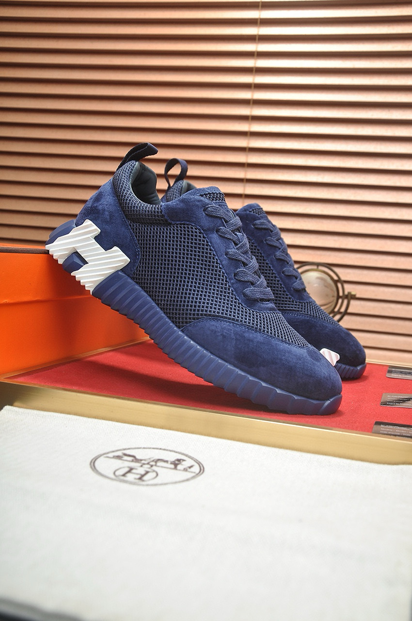 Deportivas HERMES Bouncing AZUL - Imagen 3