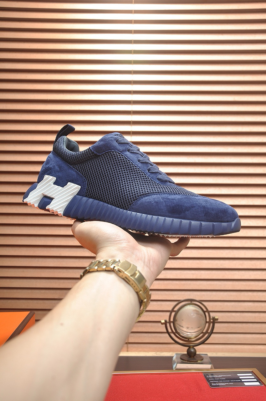 Deportivas HERMES Bouncing AZUL - Imagen 5